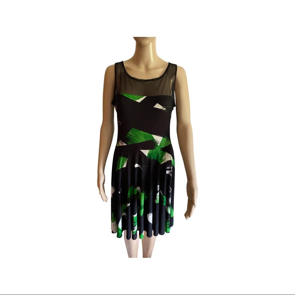 Kamalikulture too mesh circle dress